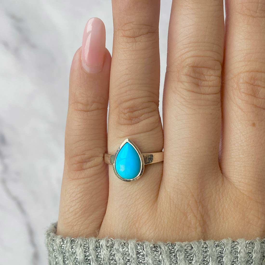 Turquoise Ring-(TRQ-SR-2362.)